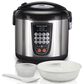 Hamilton Beach 4.5-Quart Digital Multi Cooker with 14 Pre-Programmed Settings in Stainless Steel, , large
