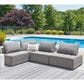 Ashley Bree Zee 4-Piece Outdoor Sectional in Brown, , large