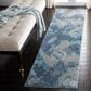 Safavieh Aria 2" x 8" Light Blue and Ivory Runner, , large