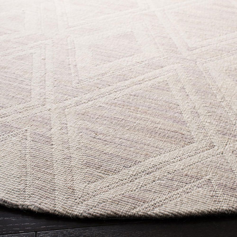 Safavieh Marbella 6&#39; Round Silver and Ivory Area Rug, , large