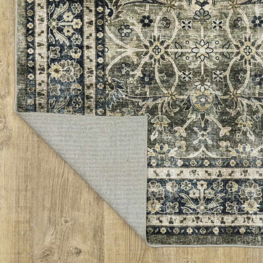 Oriental Weavers Sumter 2&#39; x 8&#39; Grey and Blue Runner, , large