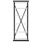 Furniture of America Kidd 33" Bookcase in Antique White/Black, , large