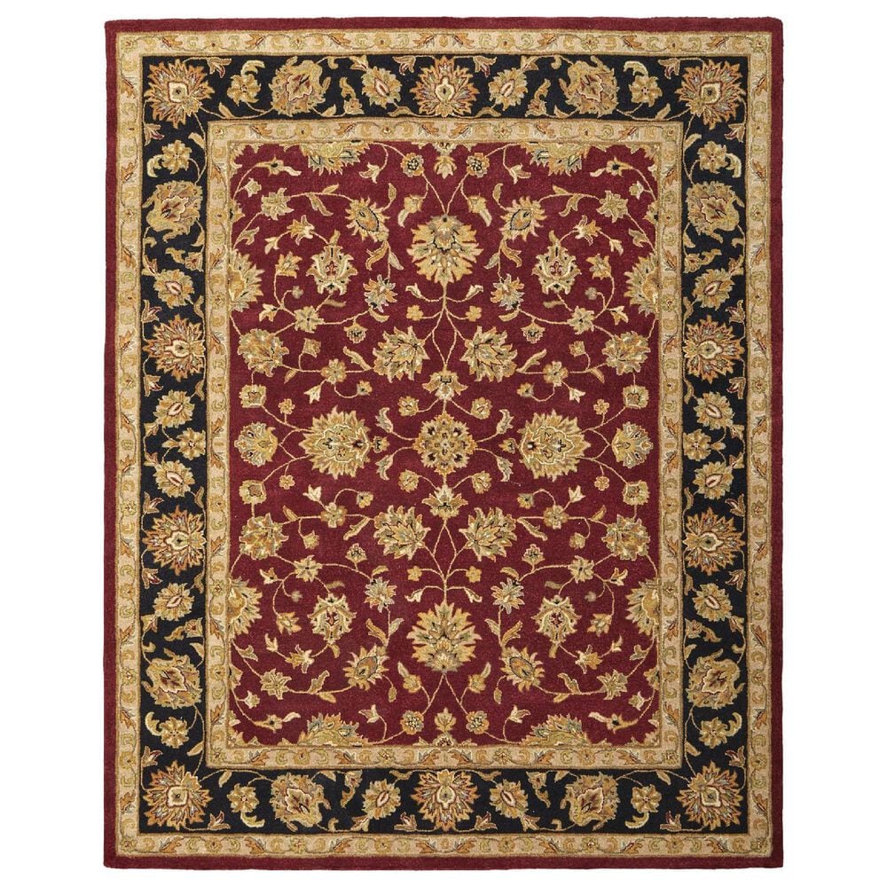 Feizy Rugs Wagner Red and Black 8&#39; x 10&#39; Area Rug, , large