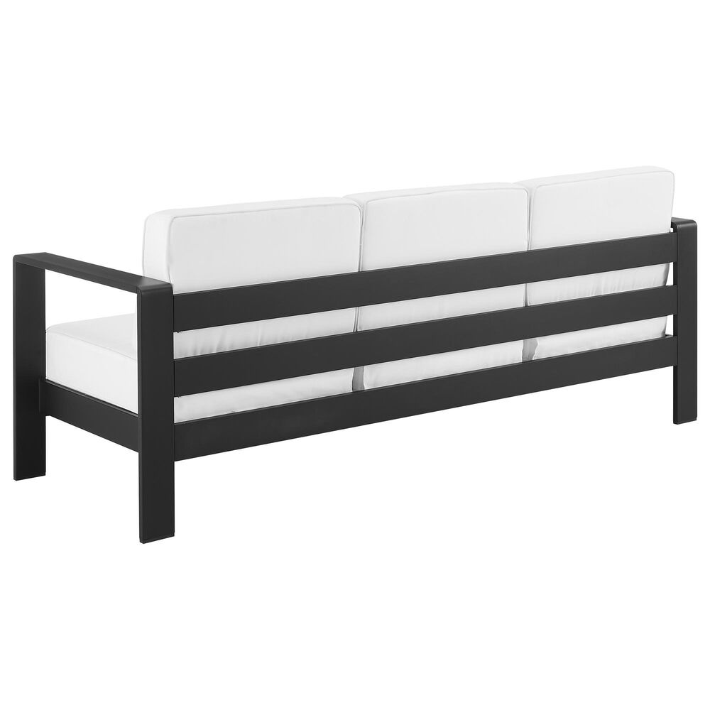 Linon Home Decor Karah 2-Seater Outdoor Sofa in White, , large