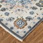 Feizy Kaia 39HTF 3" x 10" Blue and Red Runner, , large