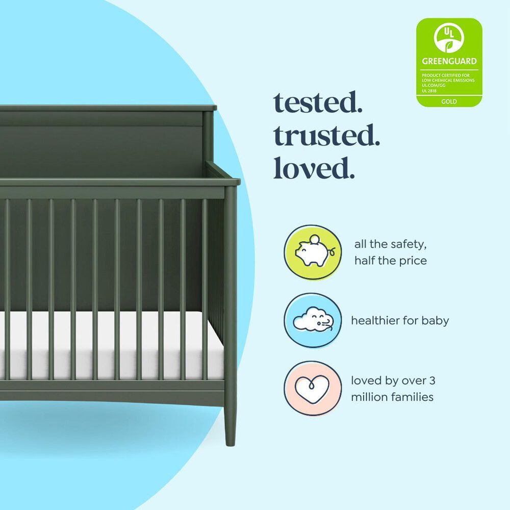 DaVinci Frem 4-in-1 Convertible Crib in Forest Green, , large