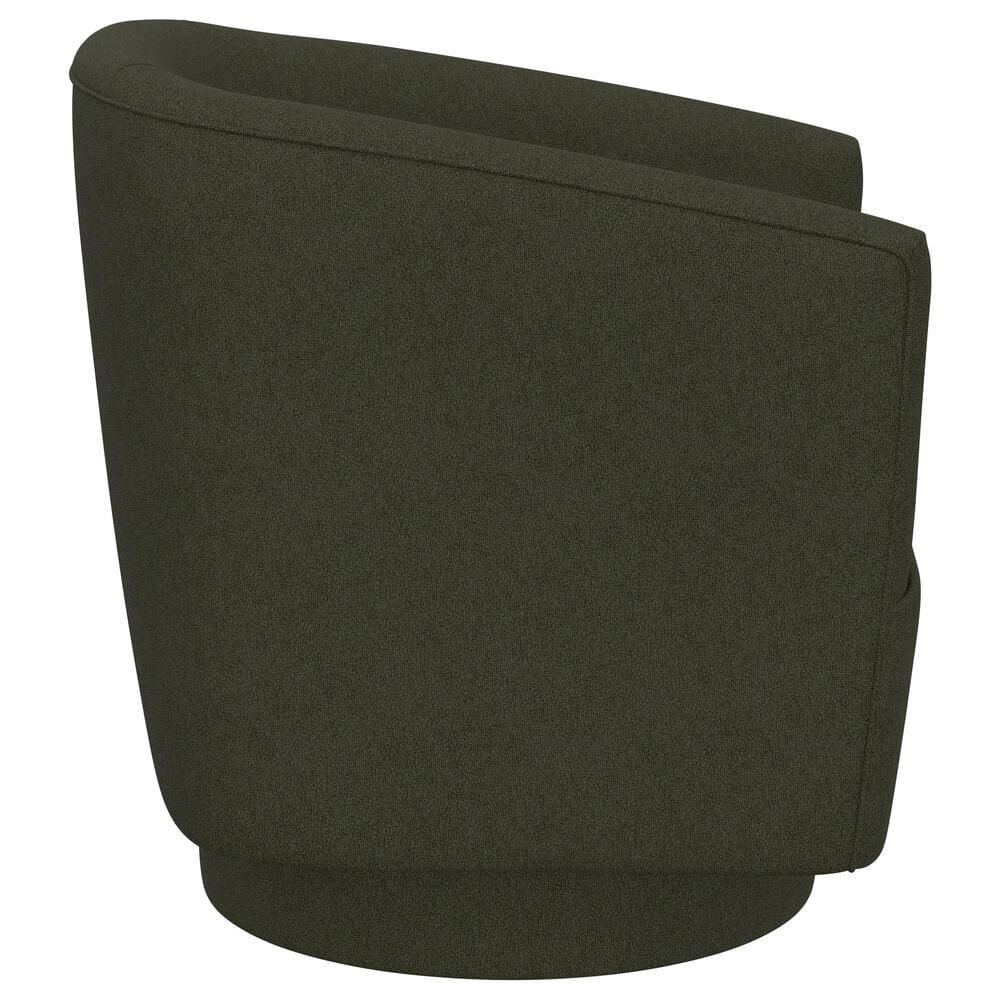 Emerald Home Furnishings Brylee Swivel Accent Chair in Green, , large