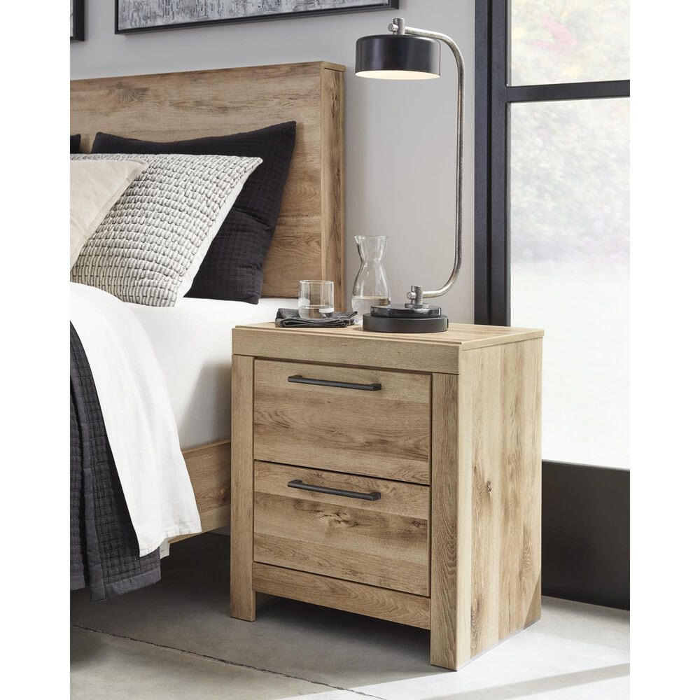 Ashley Hyanna 3-Piece King Bedroom Set in Golden Rustic, , large