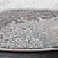 Safavieh Aria 6"6" Round Ivory and Plum Area Rug, , large