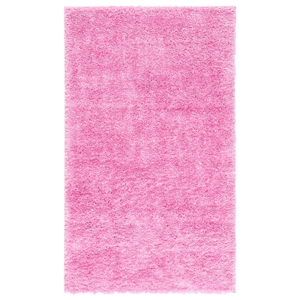 Safavieh August Shag 4" x 6" Pink Area Rug, , large