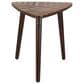 Maple and Jade Triangle End Table in Brown, , large