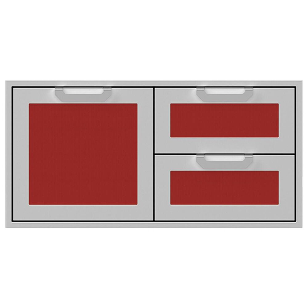 Hestan 42" Double Drawer and Storage in Matador, , large