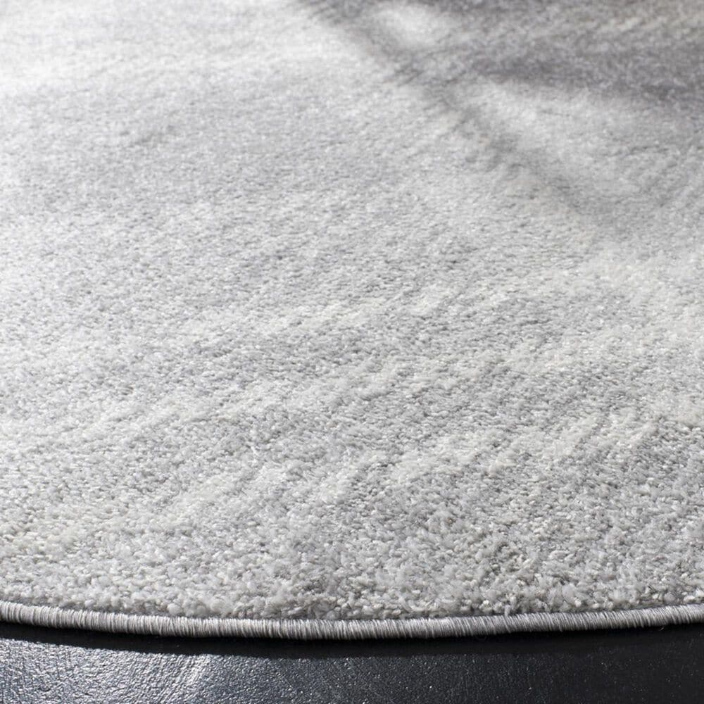 Safavieh Adirondack ADR129B 6&#39; Round Light Grey and Ivory Area Rug, , large