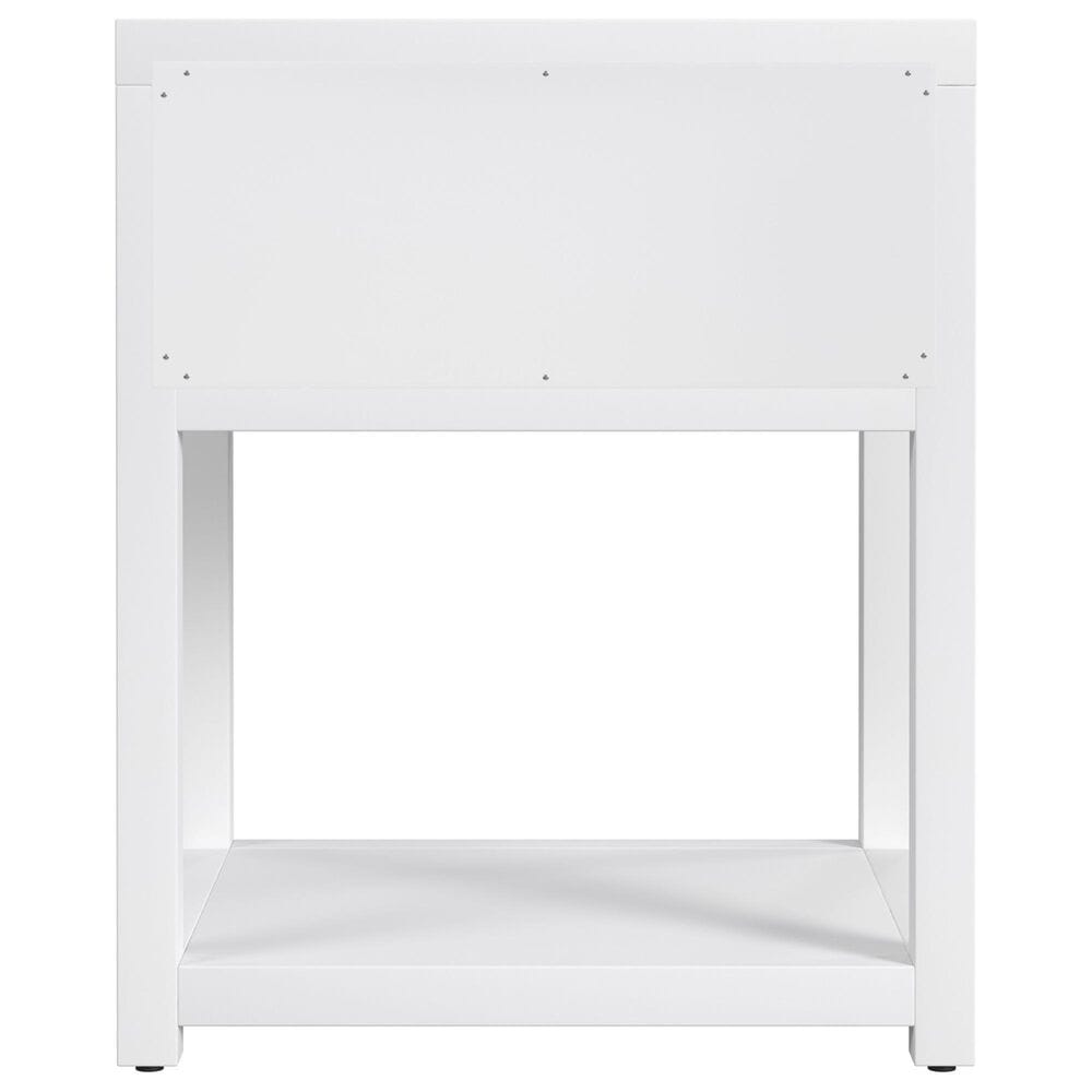 Butler Specialty Company Nora 1-Drawer 21" Nightstand in Smooth White, , large