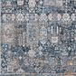 Surya Cardiff CDF-2309 Blue, Deep Teal, Medium Gray, Light Gray, Camel and Charcoal 10" x 13"11" Area Rug, , large