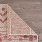 L&R Resources Sun Shower 5" x 8" Beige and Red Indoor/Outdoor Area Rug, , large