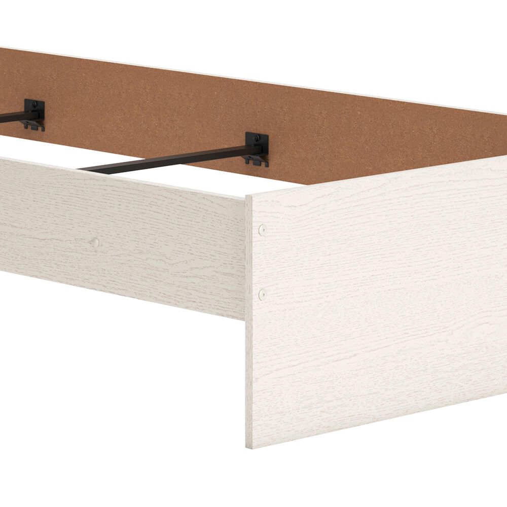 Ashley Stelsie Twin Panel Bed in White, , large