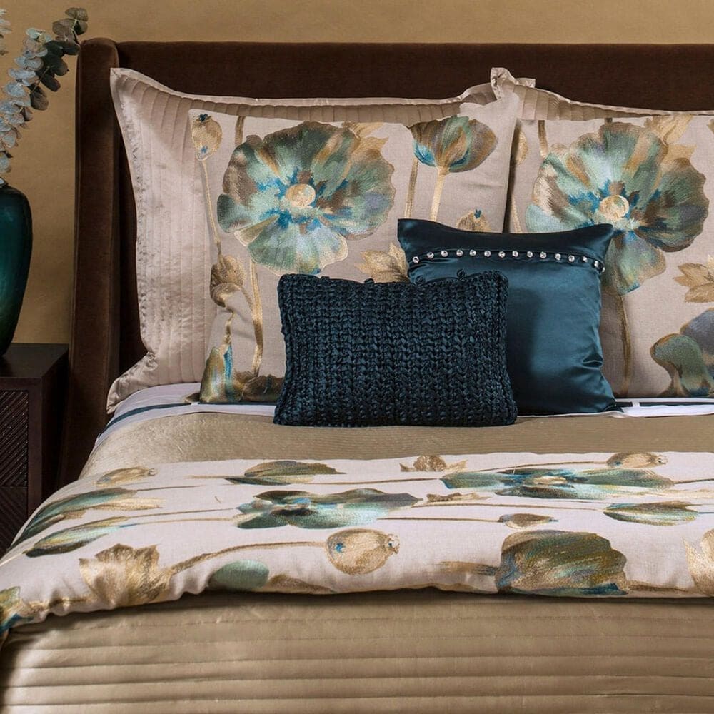 Ann Gish Opium 96&quot; x 50&quot; Throw in Azure, , large