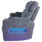 Ashley Forest Lake Power Reclining Sofa in Steel, , large