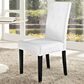 Modway Confer Dining Vinyl Side Chair in White, , large
