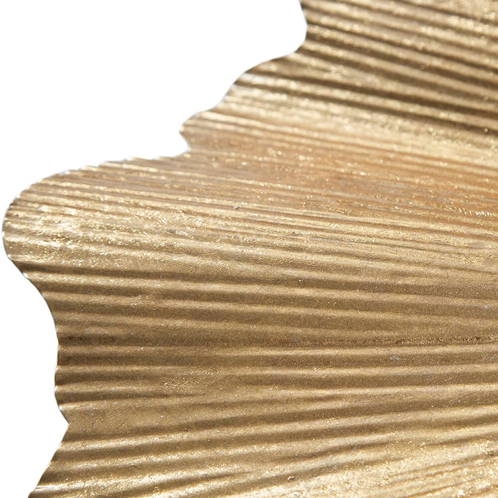 Hearth and Haven 24" x 43" Ginkgo Leaf Wall Decor in Gold, , large