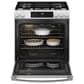 GE Appliances 2-Piece Kitchen Packages with 30" Slide-In Gas Range and 1.9 Cu. Ft. Over-the-Range Microwave Oven in White, , large