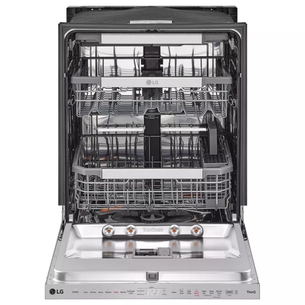 LG 2-Piece Kitchen Package with 26 Cu. Ft. French Door Refrigerator and Pocket Handle Dishwasher in Stainless Steel, , large