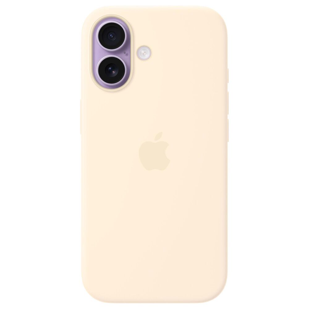 Apple Silicone Case with MagSafe for iPhone 17 in Vanilla, , large