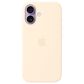 Apple Silicone Case with MagSafe for iPhone 17 in Vanilla, , large