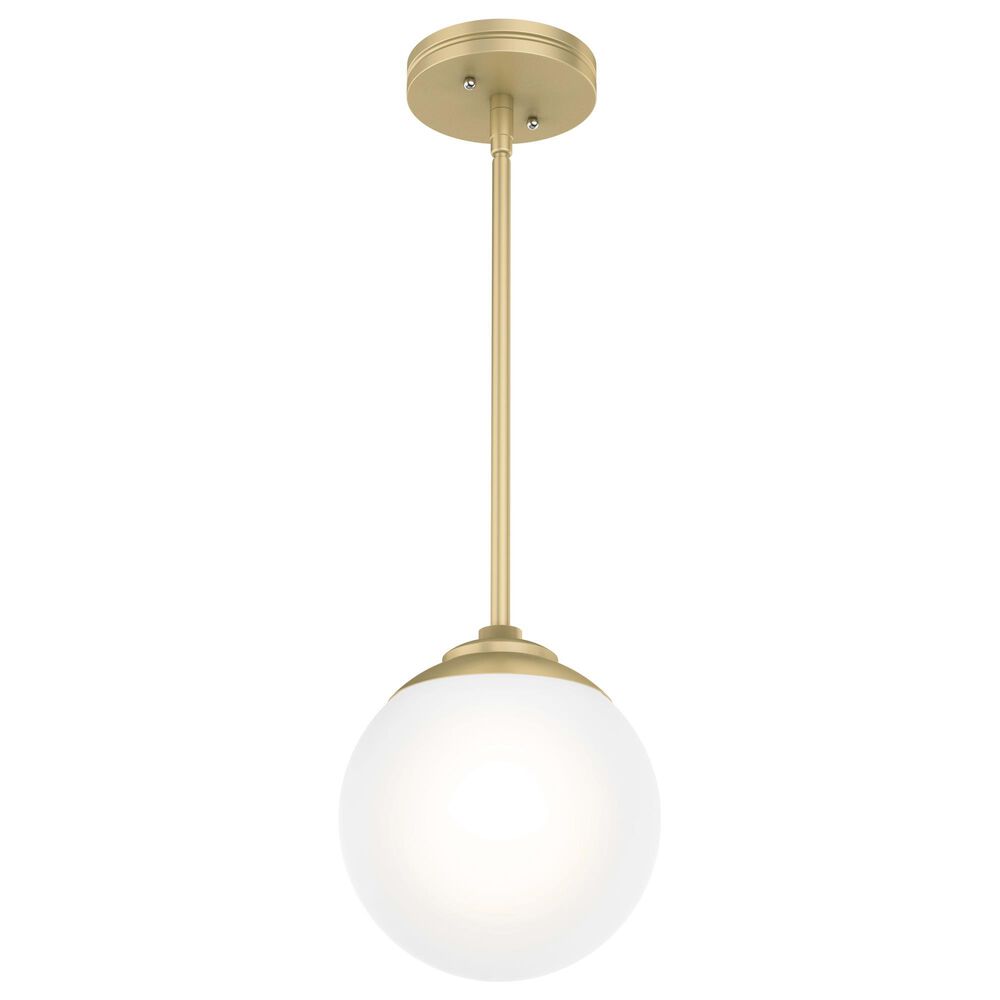 Hunter Hepburn 1-Light Mini Pendant in Painted Modern Brass, , large