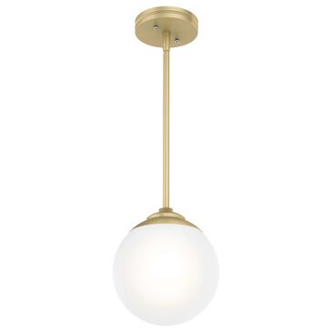 Hunter Hepburn 1-Light Mini Pendant in Painted Modern Brass, , large