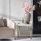 Vista Haus Lisbon End Table in Silken Matte Cream, , large