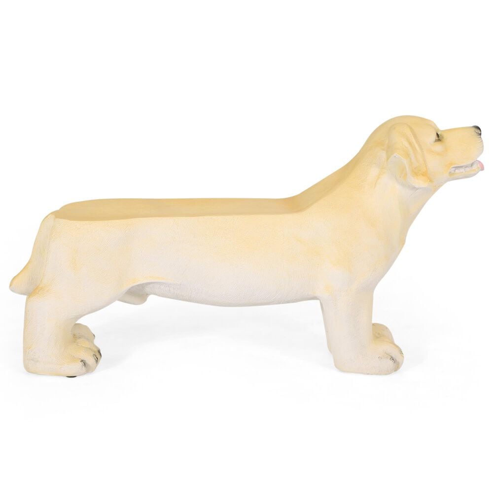 Hearth and Haven Outdoor MGO Dog Bench in Light Brown, , large