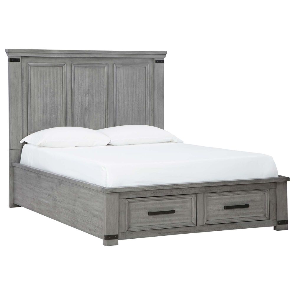 Ashley Russelyn 3 Piece Queen Bedroom Set in Gray, , large
