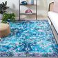 Safavieh Riviera 8" x 10" Navy and Light Blue Area Rug, , large