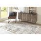 Ashley Jerelyn 7"10" x 10" Gray, Ivory and Orange Indoor/Outdoor Area Rug, , large