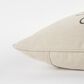 Rizzy Home Holiday Sentiment 20" Down Filled Pillow in Natural, , large