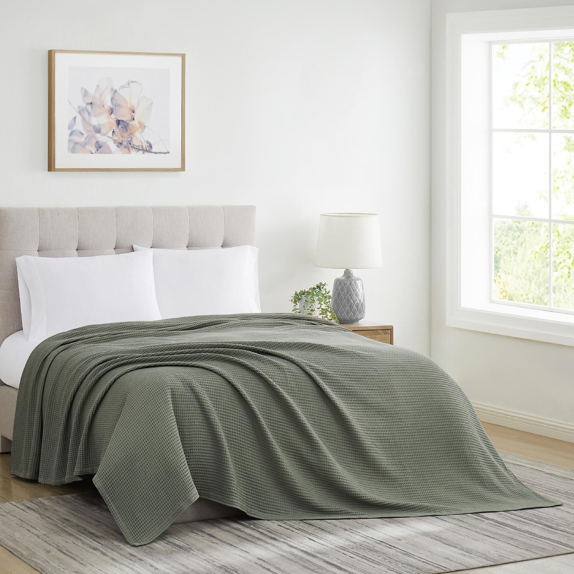Sage green blanket queen outlet