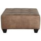 Albany Furniture Cocktail Ottoman in Crow Camel, , large