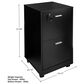 Timberlake Mobile File Cabinet in Black, , large