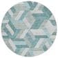 Dalyn Rug Company Lorenzo LN1 Teal 8" Round Area Rug, , large