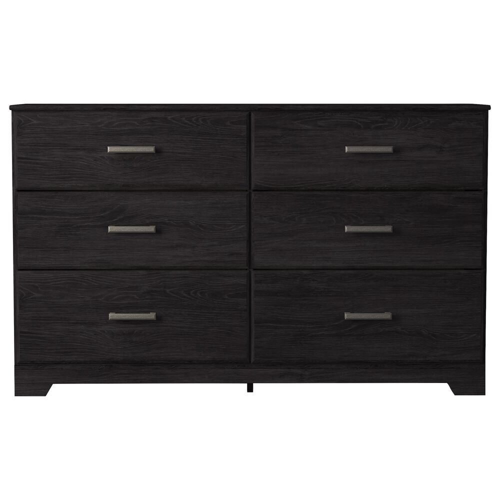 Ashley Belachime King Panel Bed with Dresser Chest and 2 Nightstands in Dark Charcoal, , large