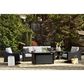 Ashley Beachcroft 5-Piece Fire Pit Conversation Set in Light Gray, , large