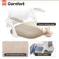 HOMLUX Swivel Ergonomic Office Chair with Flip Up Arms in Beige, , large