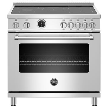 Bertazzoni 36" Induction Range with 5 Heating Zones and Self-Clean in Stainless Steel, , large