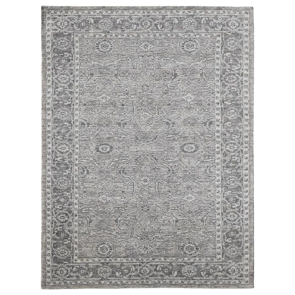 Amer Rugs Inara 4" x 6" Light Gray Area Rug, , large
