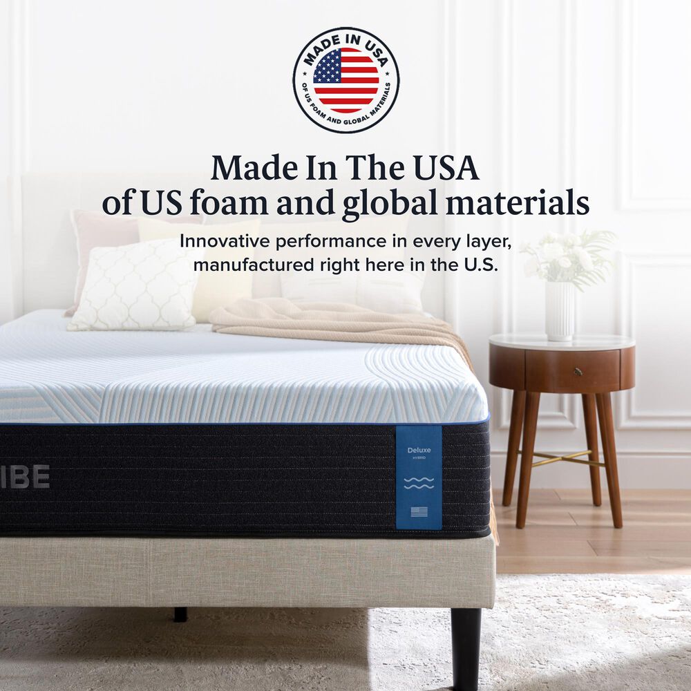 GigaCloud Deluxe 13&quot; Medium Hybrid Twin Mattress, , large