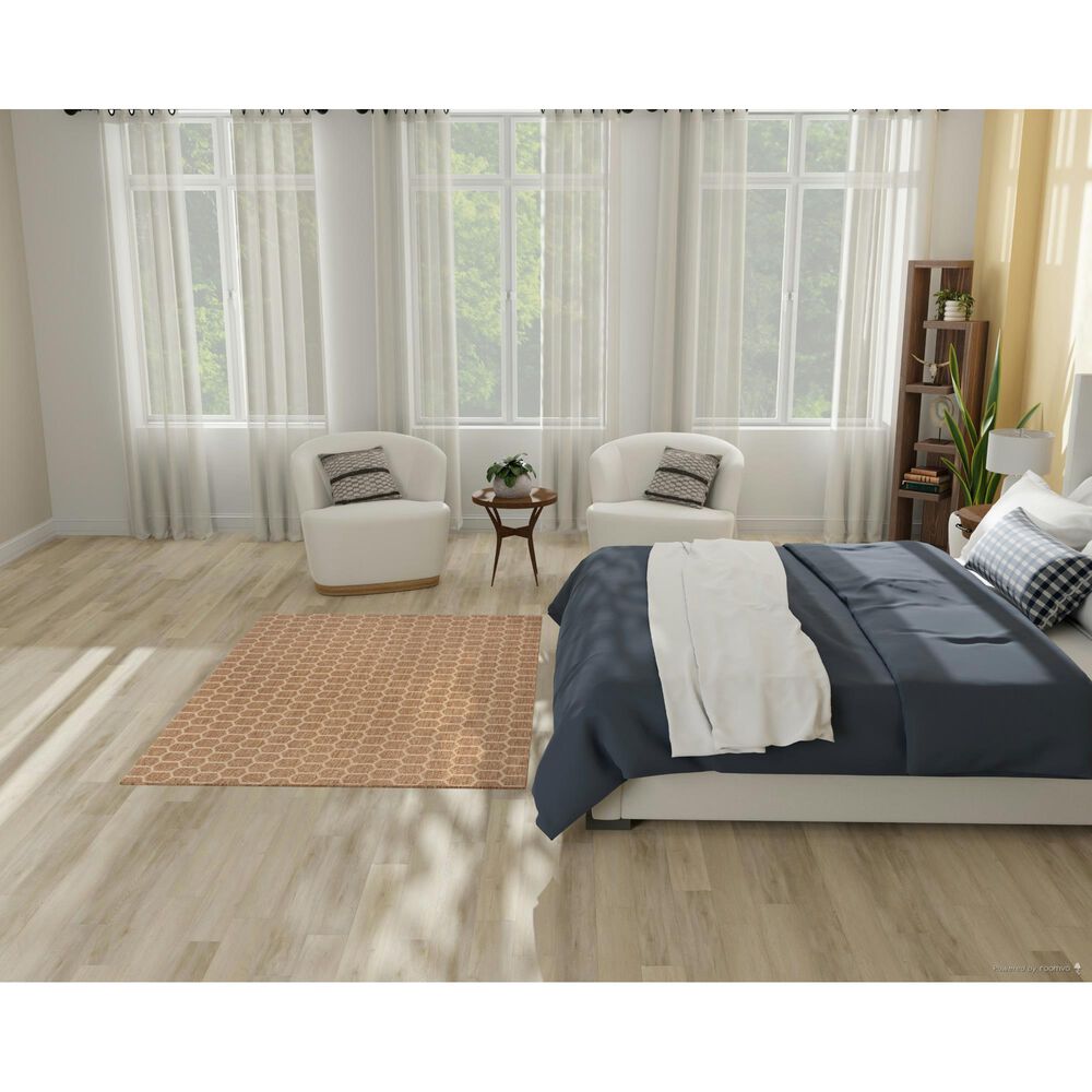 Nourison Twist Reversible 4&#39; x 6&#39; Natural Indoor/Outdoor Area Rug, , large
