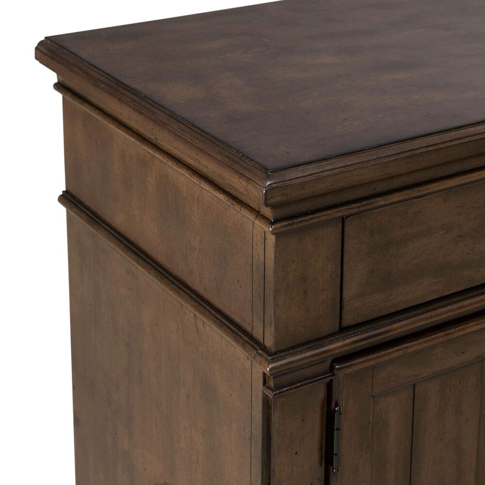 Belle Furnishings Buffet and Hutch in Dark Brown, , large
