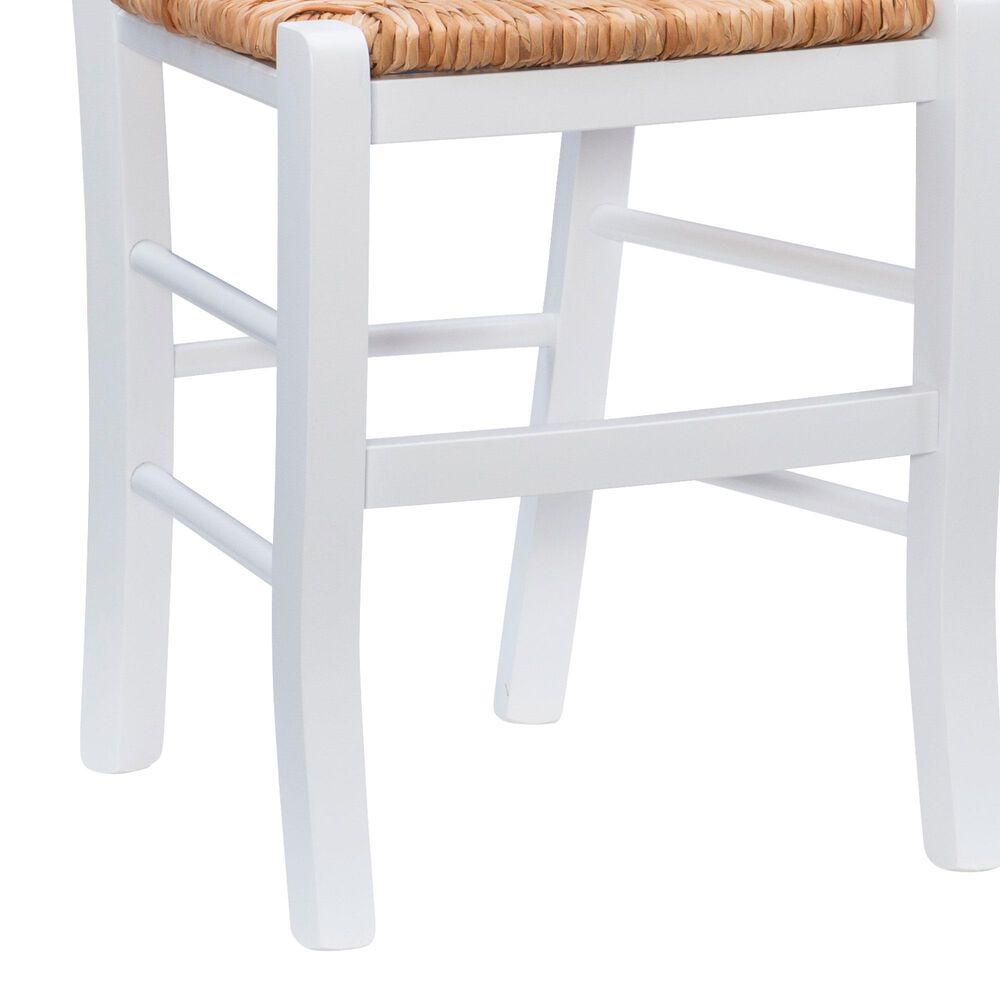 Linon Home Decor Carmelo Side Chair in White (Set of 2), , large
